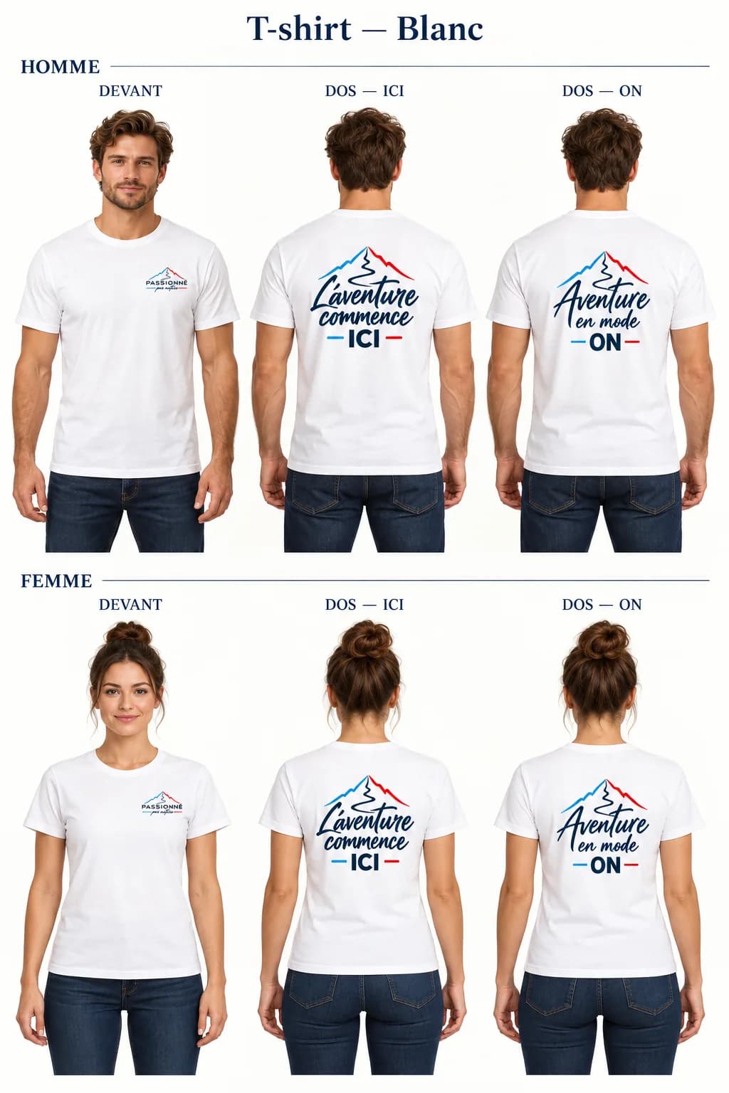 T-shirt Nature — Blanc