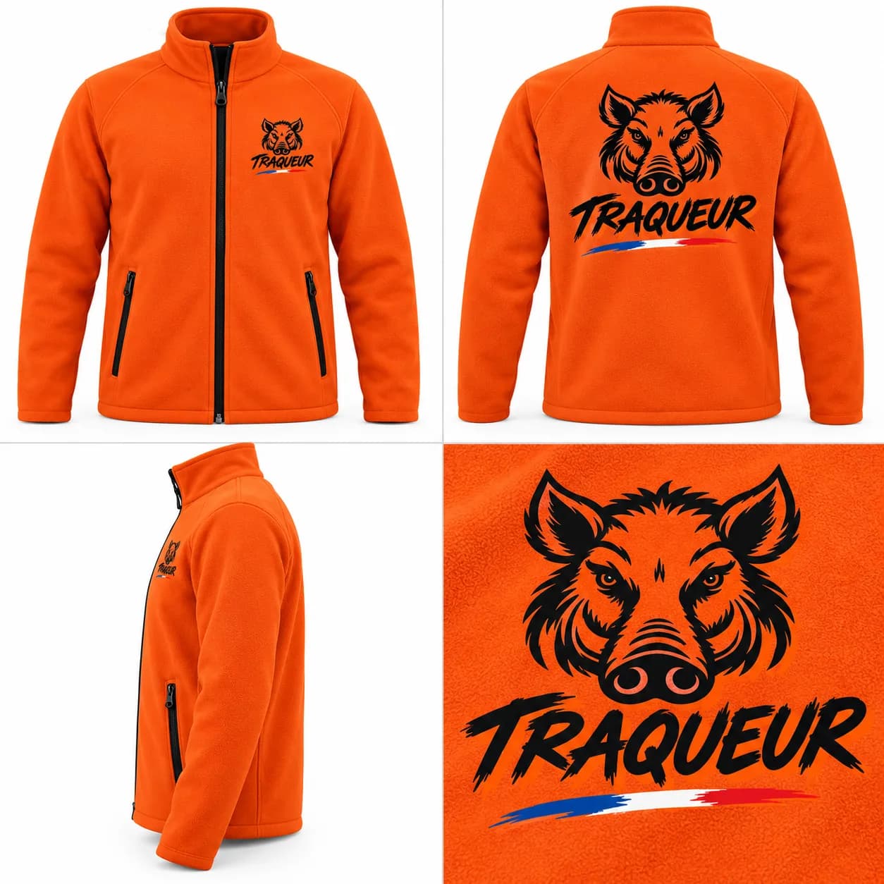 Polaire Traqueur — Orange