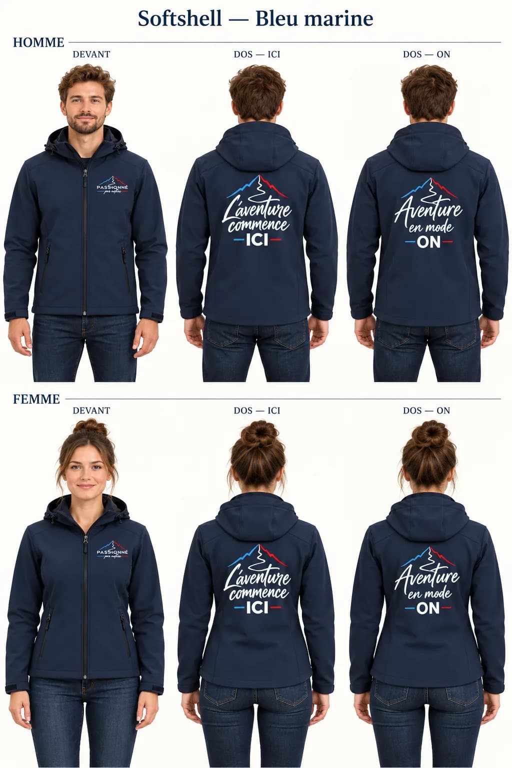 Softshell Nature — Bleu marine