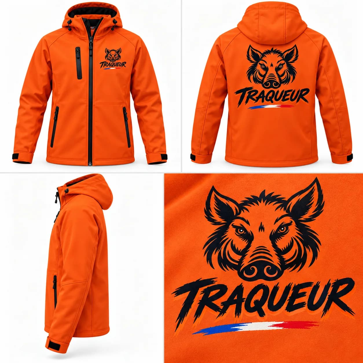 Softshell Traqueur — Orange